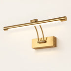 The Gallery XL 40cm rechargeable picture light in gold